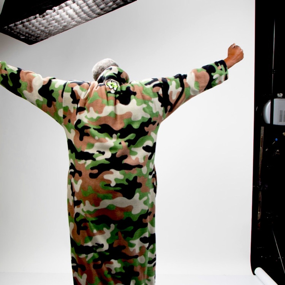 Puddy Footy Green Camouflage Loungewear Camouflage Puddy Footy Size 4.